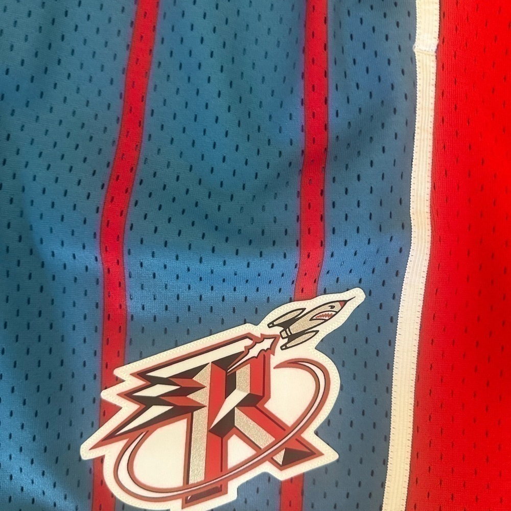 Mens Mitchell & Ness NBA RELOAD SHORTS - HOUSTON ROCKETS 1996 size S Small - Picture 6 of 7